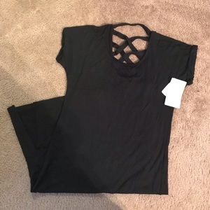 Athleta Crossback Sweatshirt Dress